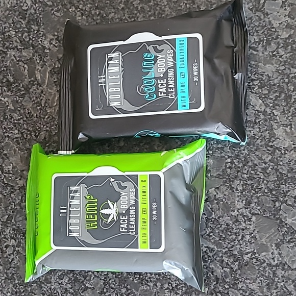 The Nobleman Other - The Nobleman Men's Face and Body Wipes - Hemp and Cooling Packages